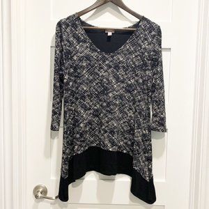 J. Jill Wearever Collection Stretch Tunic Top - Size Petite Small